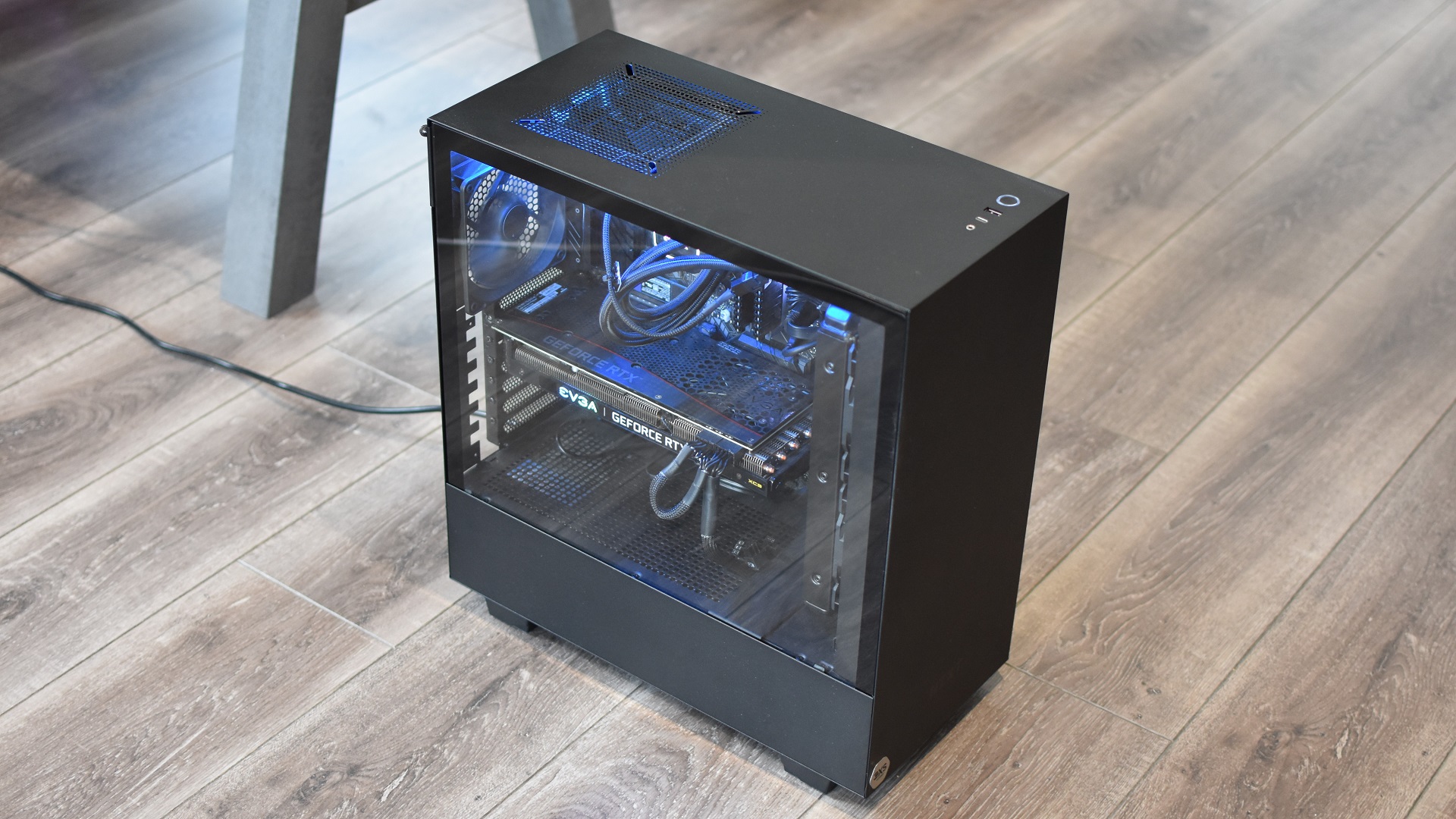 A prebuilt desktop gaming PC with an NZXT case and an RTX 3070 GPU.